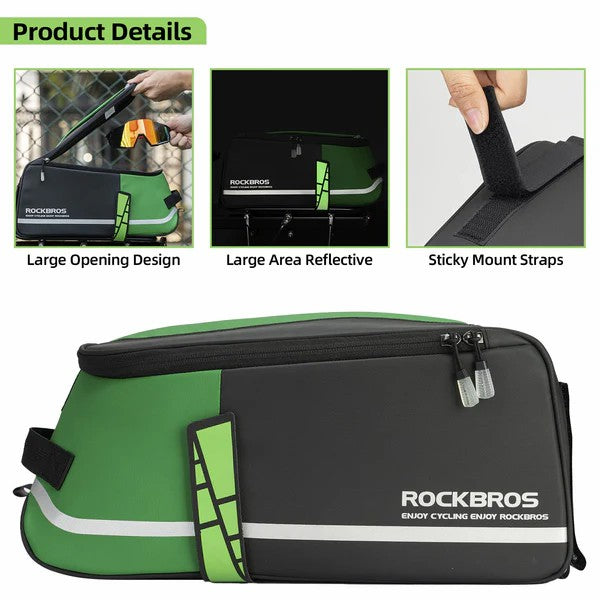 Multifunctional Bike Rear Rack Bag - 4L