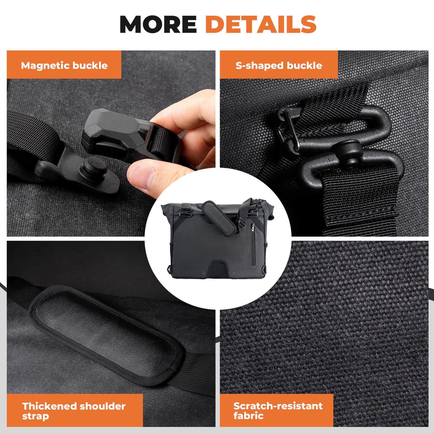 Brompton Folding Bike Handlebar Bag & Shoulder Bag  - 8L