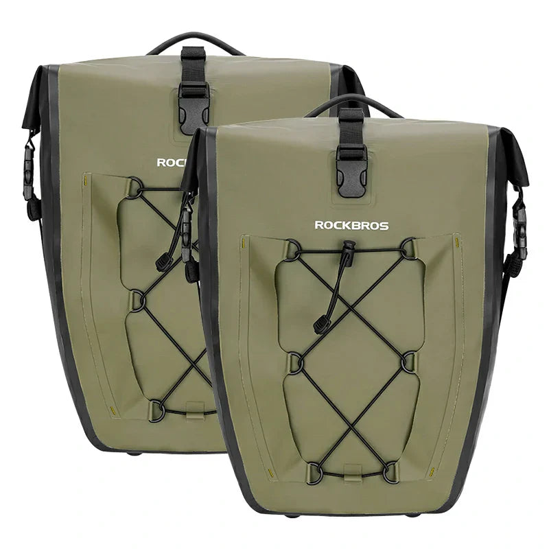ROCKBROS Fully Waterproof Bike Pannier Large Capacity