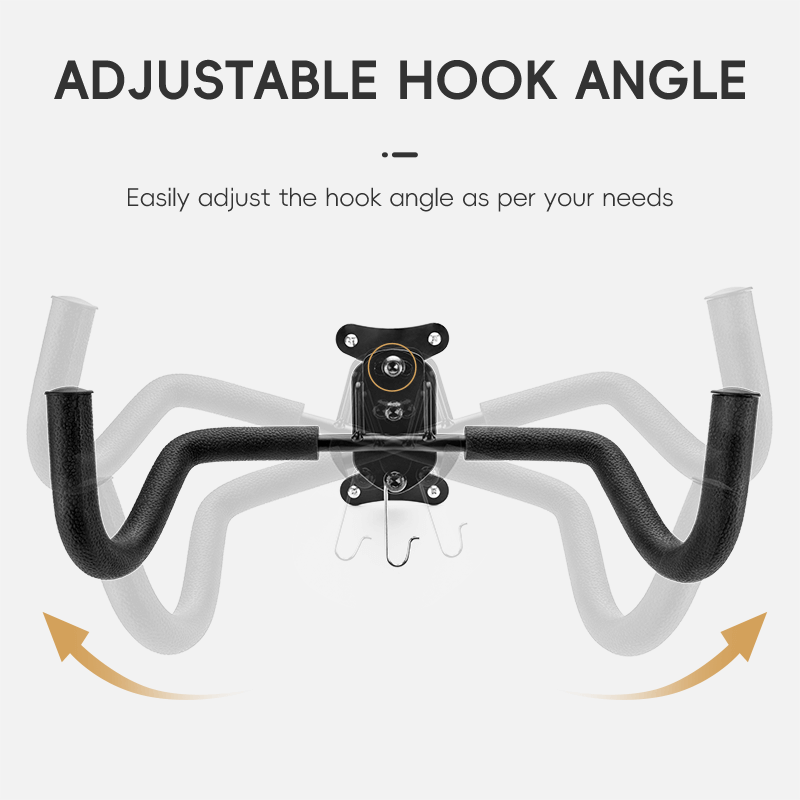 Retractable Wall-Mounted Bike Rack Space-Saving Bike Storage