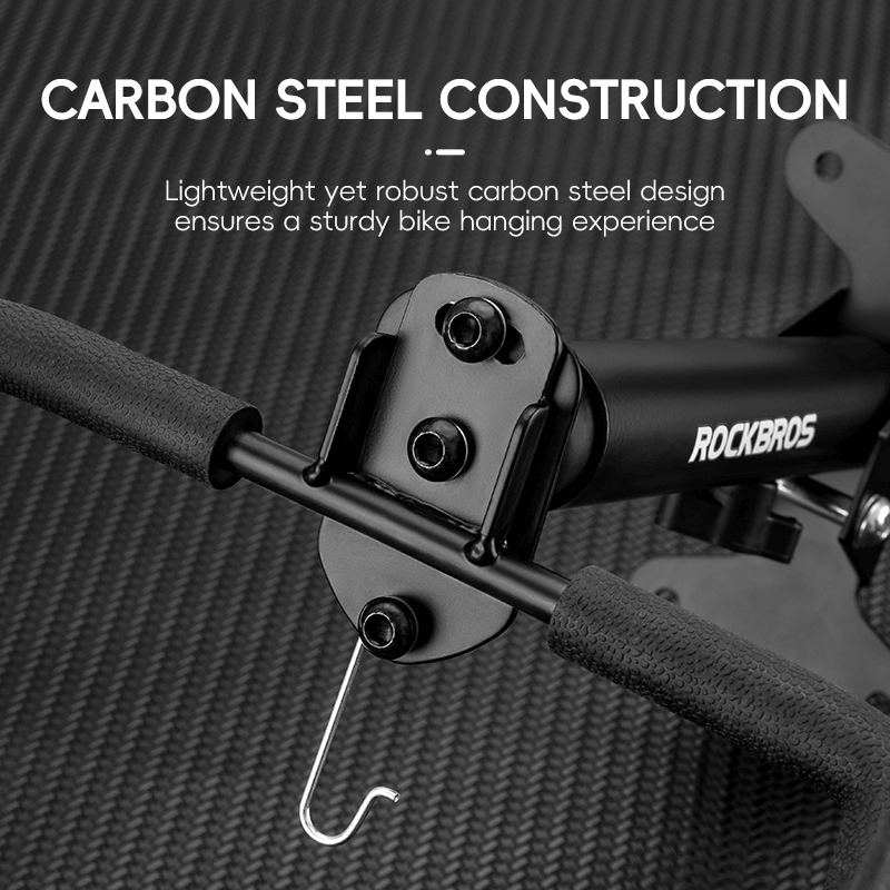 Retractable Wall-Mounted Bike Rack Space-Saving Bike Storage