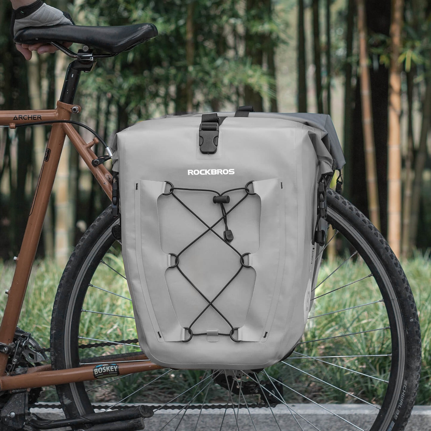 ROCKBROS Fully Waterproof Bike Pannier Large Capacity