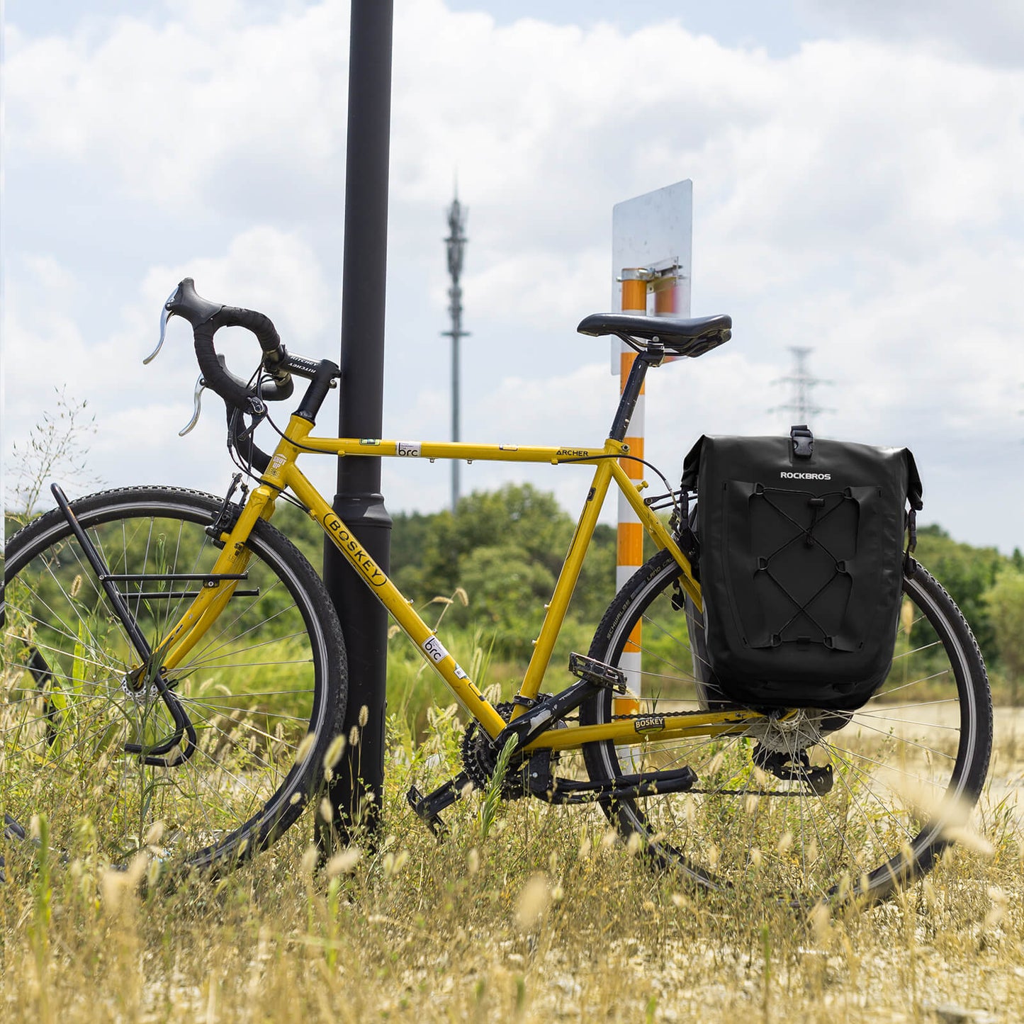 ROCKBROS Fully Waterproof Bike Pannier Large Capacity