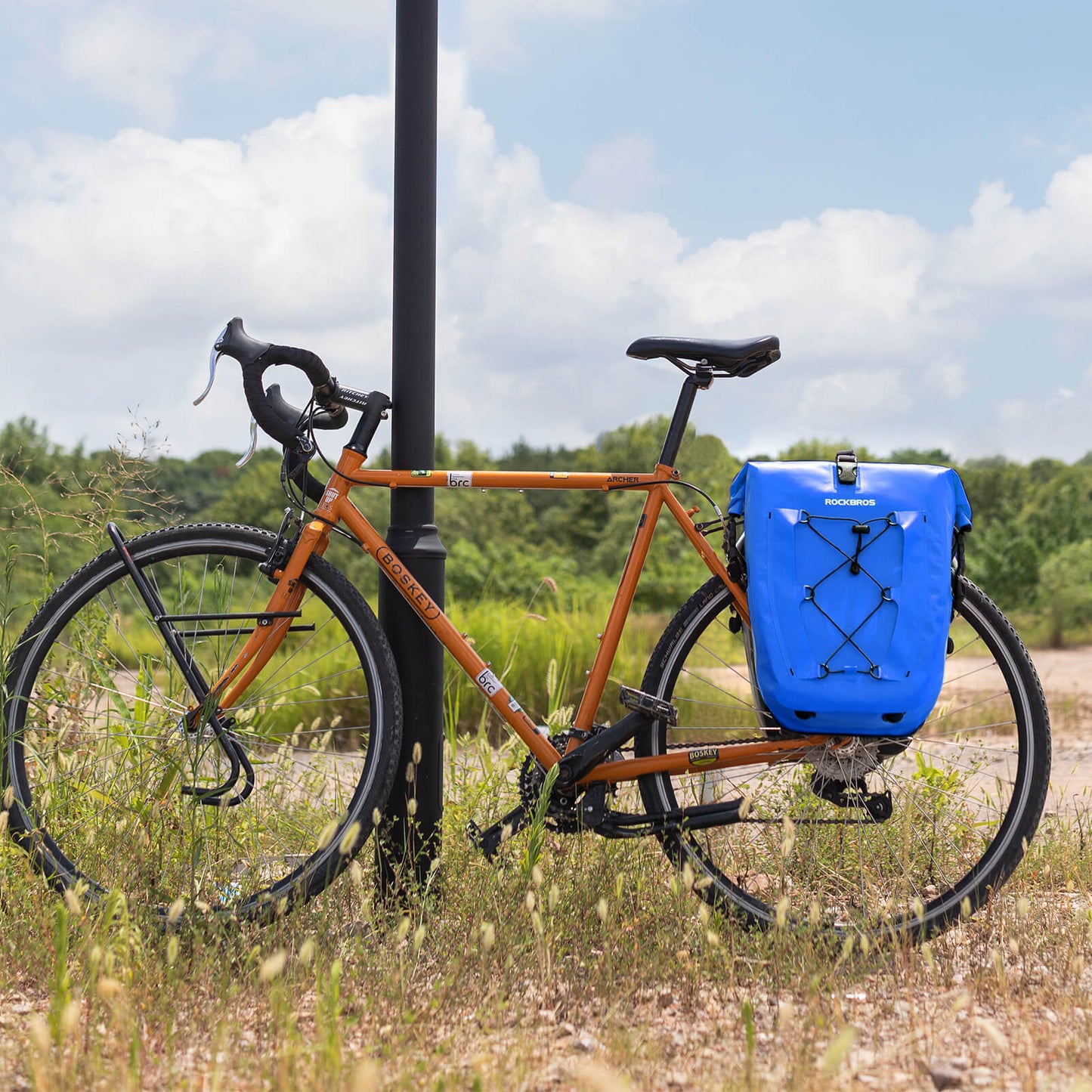 ROCKBROS Fully Waterproof Bike Pannier Large Capacity