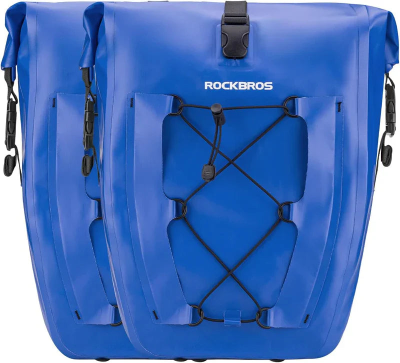 ROCKBROS Fully Waterproof Bike Pannier Large Capacity