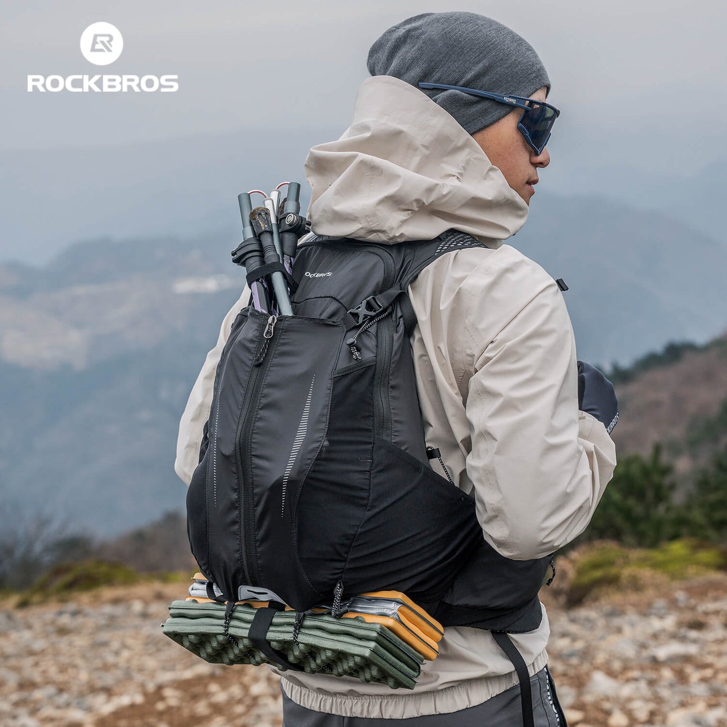 ROCKBROS Lightweight Hydration Backpack for Outdoor Sports